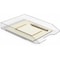 Acrimet Stackable Letter Tray Front Load Letter Size Document Organizer Plastic Crystal 1 Unit 211.3 - alternate 7