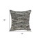 Homeroots 18" Beige and Black Striped Cotton Throw Pillow 529184 - alternate 5