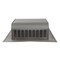 Gaf Master Flow 60 sq. in. NFA Aluminum Slant Back Roof Louver Static Vent, Shingle Match Weathered Wood SSB960ASMWW - alternate 6
