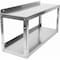 Amgood 36 in. 2-Tier Stainless Steel Wall Shelf - 12 in. x 36 in. x 16 in. AMG WMSS-1236-2T-Z - alternate 1