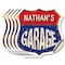 Signmission Nathan's Garage, 6 inch X 6 inch, Vinyl Decal, 5PK SHI-D-5PACK-6-383-NATHAN - alternate 1