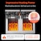 Vevor Commercial Electric Deep Fryer Countertop Fryer 3000W Dual Tank 2x11Qt/11L SC-102V - alternate 6