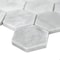 Msi Carrara White Hexagon SAMPLE Polished Marble Mesh-Mounted Mosaic Floor And Wall Tile ZOR-MD-0437-SAM - alternate 5