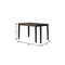 Homeroots 48" Espresso Wood Dining Table 631263 - alternate 5