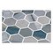 Andova Tiles Haelm 2-in Hexagon Honeycomb Marble Look Upcycled Polished Glass Wall & Floor Mosaic Tile ANDHAE1373 - alternate 3