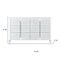 Homeroots 63" Gray Wood Six Drawer Double Dresser 633703 - alternate 14