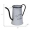 Homeroots 10" Black And Gray Galvanized Metal Flowers And Garden Decorative Watering Can 635821 - alternate 2