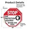Signmission Stop Ear Protection Required Beyond, 10 inch X 10 inch, Vinyl Decal, 2PK OC-D-2PACK-10-178 - alternate 3