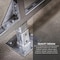 Newhouse Electric 3-in. Steel Angled Single Channel Strut Mounting Bracket, Steel Square Post Base Connector PSTBSE - alternate 7