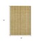 Homeroots 5' X 8' Wheat Gold And Beige Striped Washable Indoor Outdoor Area Rug 616413 - alternate 7