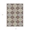 Homeroots 3' X 5' Chocolate And Beige Floral Washable Indoor Outdoor Area Rug 610745 - alternate 4
