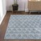 Jonathan Y Porter Geometric Art Deco Fan Pattern High-Low Navy/Cream 5 ft. x 8 ft. Area Rug CAR100A-5 - alternate 6