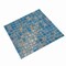 Apollo Tile Celestial 12in x 12in Glossy Yale Blue and Gold Glass Mosaic Wall and Floor Tile 20 sqft/case, 10PK APLST88BL535A - alternate 5