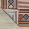 Jonathan Y Sebastian High-Low Modern Diamond Border Orange/Ivory 3 ft. x 5 ft. Indoor/Outdoor Area Rug HWC102C-3 - alternate 7
