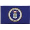 Valley Forge 3 Ft. x 5 Ft. Nylon Air Force Military Flag BTUSAF3 - alternate 1