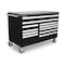 Tekton Rolling Tool Cabinet, 11 Drawer, Black, Steel, 60 in W x 31 in D x 41-1/2 in H OCL64100SST - alternate 1