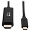 Tripp Lite USB C to HDMI Adapter Cable USB 3.1 Gen 1 4K M/M USB-C Black 9ft U444-009-H4K6BE - alternate 1
