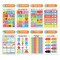 Hadley Designs Colorful Preschool Educational Laminated Posters For Toddlers, 16-Piece Set X004ACAK4L - alternate 7