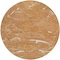 Homeroots 8' Copper Brown And Ivory Round Abstract Washable Indoor Outdoor Area Rug 601088 - alternate 5