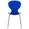 Leisuremod Modern Oyster Transparent Side Chair, Transparent Blue OC17TBU - alternate 6