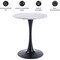 Leisuremod Bristol Round MDF Dining Table - Pedestal Base Kitchen Table, Modern Style BTBL-B31MWT - alternate 6