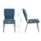 Flash Furniture Hercules Church Chair, Blue Back, 19-1/4 in W 25" L 33-1/4" H, Fabric Seat FD-CH02185-GV-BLUE-GG - alternate 6