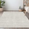 Homeroots 3' X 5' Ivory And Gray Abstract Washable Indoor Outdoor Area Rug 594941 - alternate 8