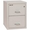 Fireking 2 Drawer, 1 Hr Fire & impact rated, 25" depth Legal Platinum 2-2125-CPL - alternate 1