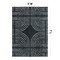 World Rug Gallery Bohemian Lines Washable Non Slips Area Rug 5 ft x 7 ft Black WR72BLACK5X7 - alternate 9