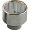 Vulcan Drive Socket, 22 mm Socket, 3/4 in Drive, 12-Point, Chrome Vanadium Steel, Chrome MT-SM6022 - alternate 1