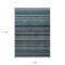 Homeroots 9' X 12' Teal Blue Sky Blue And Gray Striped Washable Indoor Outdoor Area Rug 577815 - alternate 7