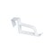 National Hardware V2715 Long Over Door Valet Hook - White N308-296 - alternate 5