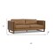 Homeroots 83" Brown Leather Sofa 641134 - alternate 4