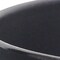 Homeroots 7in Black Recycled Plastic Indoor Outdoor Round Pot Planter 488208 - alternate 4