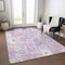 Homeroots 3' X 5' Lavender Purple And Lilac Floral Washable Indoor Outdoor Area Rug 611198 - alternate 8