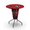 Holland Bar Stool Co Lighted 42" Black Ottawa Senators Pub Table L218B42OttSen36ROttSen - alternate 1