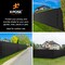 Xpose Safety Privacy Fence Screen 5ft x 50ft, Black, 72PK PS-550BK-FP72-X - alternate 6