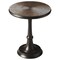 Homeroots 22" Bronze Metal Round Pedestal End Table 634877 - alternate 7