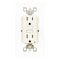 Leviton GFCI Receptacle/Outlet, 125 V, 15 A, NEMA: NEMA 5-15R, White, 3PK M02-GFNT1-03W - alternate 3