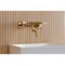 Kingston Brass Double-Handle Wall Mount Bathroom Faucet, Brushed Brass KS2117PL - alternate 4