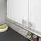 Richelieu 1 23/32-inch (44 mm) x 29/32-inch (23 mm) Chrome Contemporary Cabinet Knob BP734544140 - alternate 5