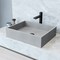 Vigo Coca Gothic Gray Concreto Stone 19 in. L x 15 in. W x 5 in. H Rectangular Vessel Bathroom Sink VG04069 - alternate 1