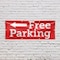 Signmission Free parking Left, 36 Inch x 96 Inch, Vinyl Banner B-96-30644 - alternate 3