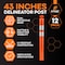 Xpose Safety 12 Pack 42in T-Top Orange Traffic Delineator Post, 12PK DLT-ORG-42-12-X-S - alternate 3