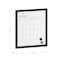 Martha Stewart Everette 18in. x 18in. Magnetic Calendar Dry Erase Board w/Blk Frame, w/Dry Erase Mrkr and 2 Mgnts BR-PM-MWP-4545-BK-MS - alternate 9