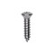 Auveco Phillips Oval Head Tapping Screw #8 Head 10 x 3/4in Chrome, 100PK 1717 - alternate 1