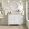 James Martin Vanities Lorelai 36" Single Vanity, Bright White, w/ 3 CM Tajnar Eclos Top 424-V36-BW-3TJR - alternate 3