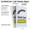 Signmission Chocolate Dipped Bananas, Plastic Signs Only 24 Inch x 36 Inch, Corrugated Plastic, 2PK CSB-2436-2PACK-Chocolate Dipped Bananas - alternate 2