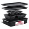Bakken-Swiss 6-Piece Bakeware Set, Stackable Non-Stick Carbon Steel Pans, Gray Coating for Home BAKDIEGY - alternate 1