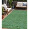Homeroots 5' X 8' Green And Blue Abstract Washable Indoor Outdoor Area Rug 599797 - alternate 1